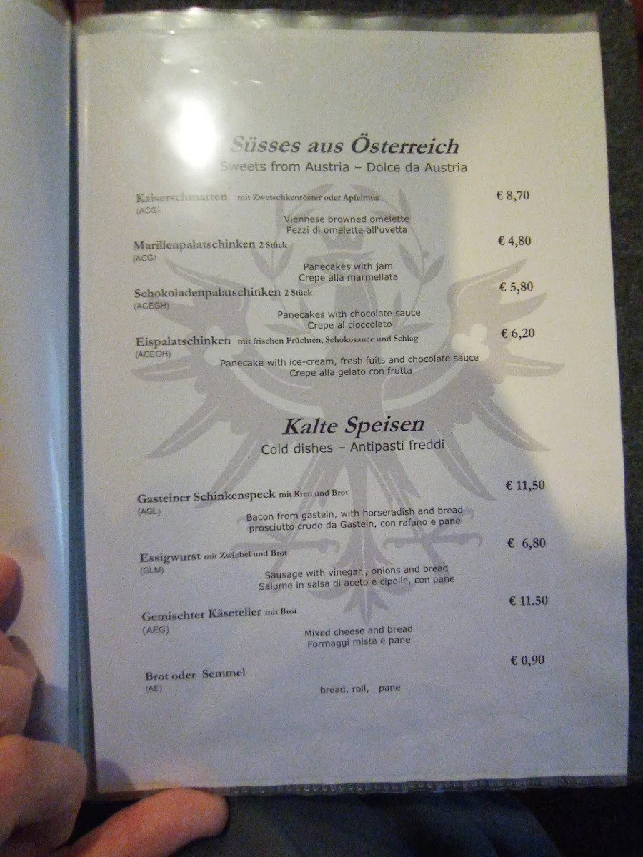 Speisekarte photo 4