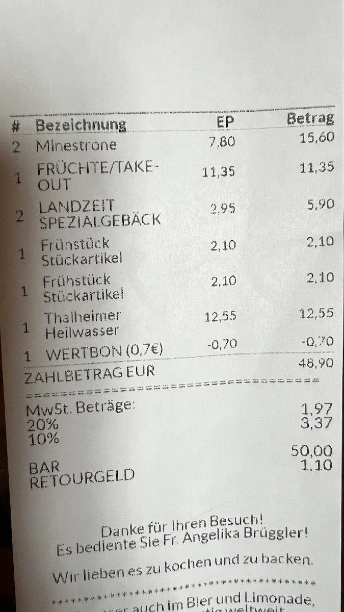 Speisekarte photo 1