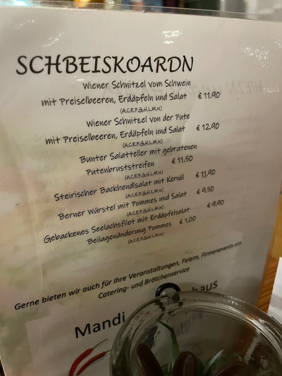 Speisekarte photo 1