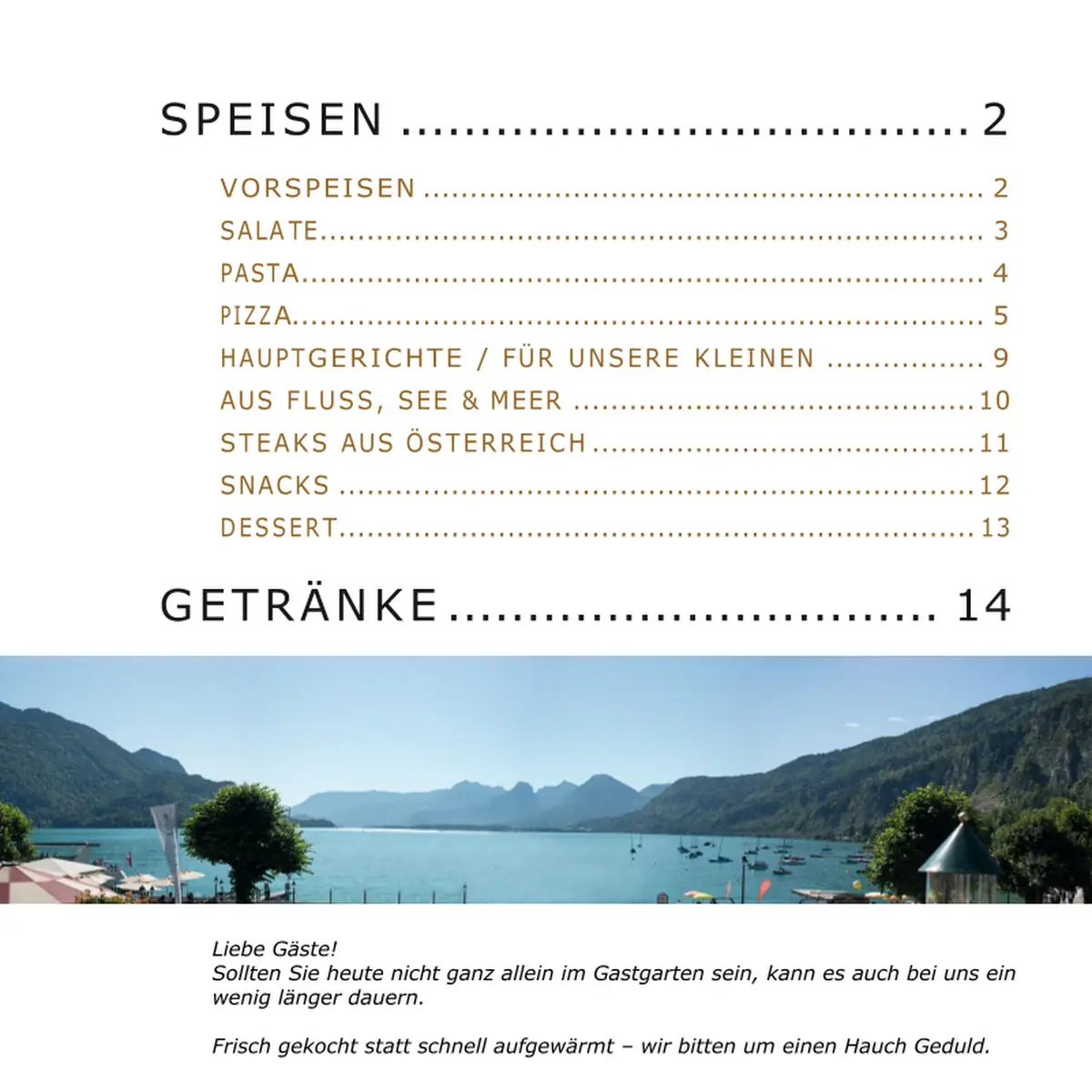 Speisekarte photo 1