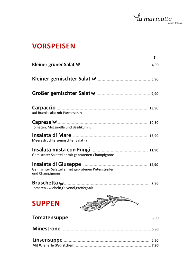 Speisekarte photo 4