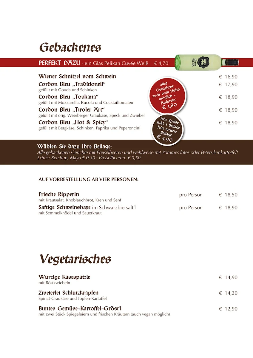Speisekarte photo 1