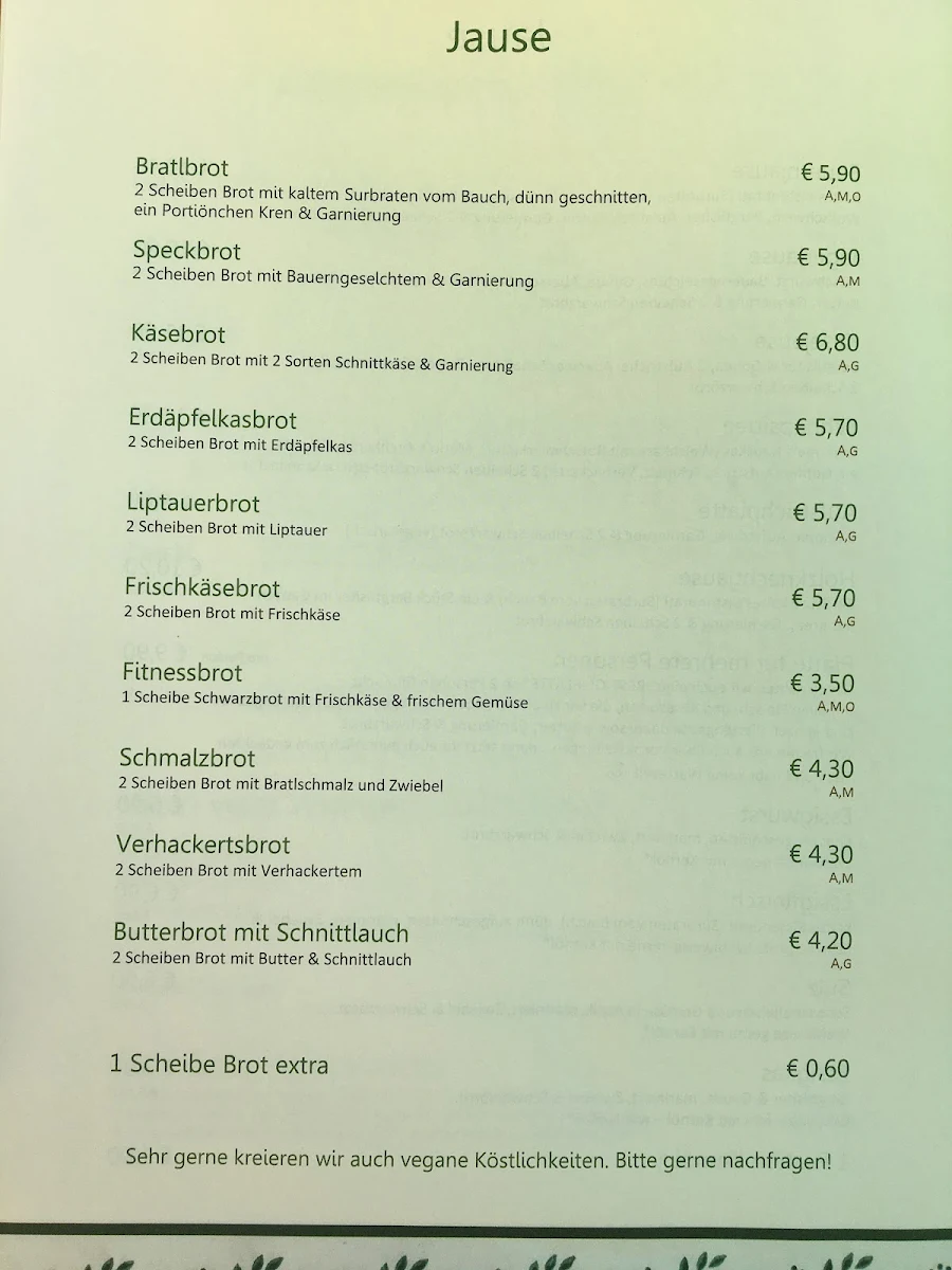 Speisekarte photo 1