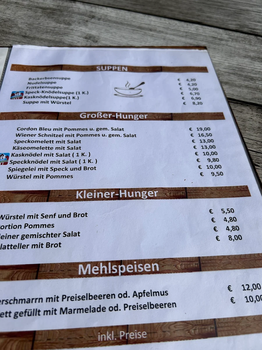 Speisekarte photo 1