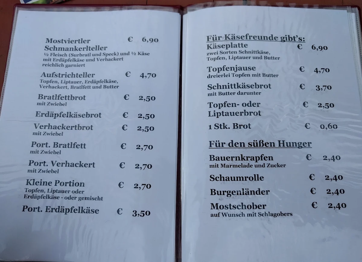 Speisekarte photo 1