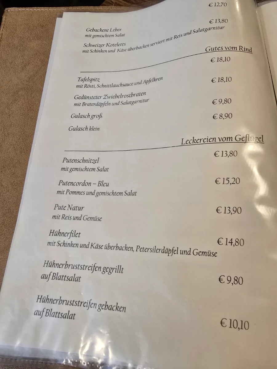 Speisekarte photo 2