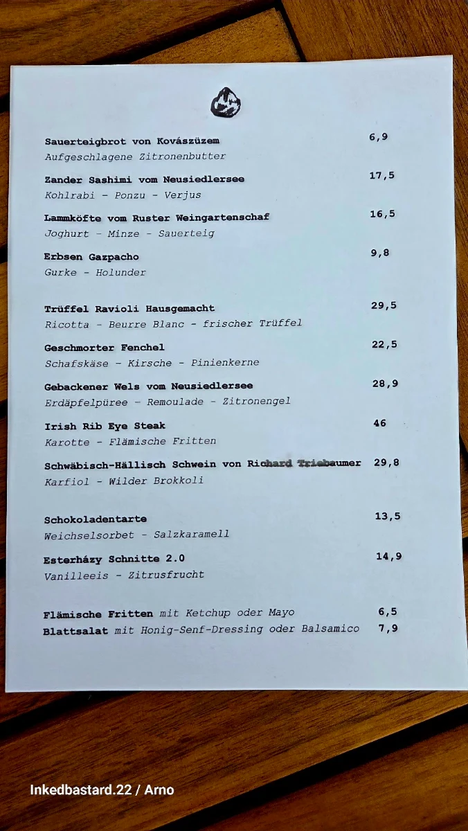 Speisekarte photo 2