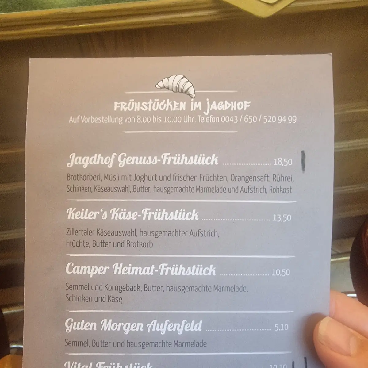 Speisekarte photo 3