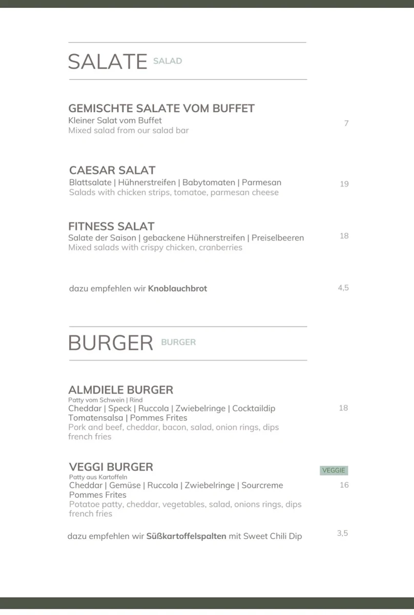 Speisekarte photo 6