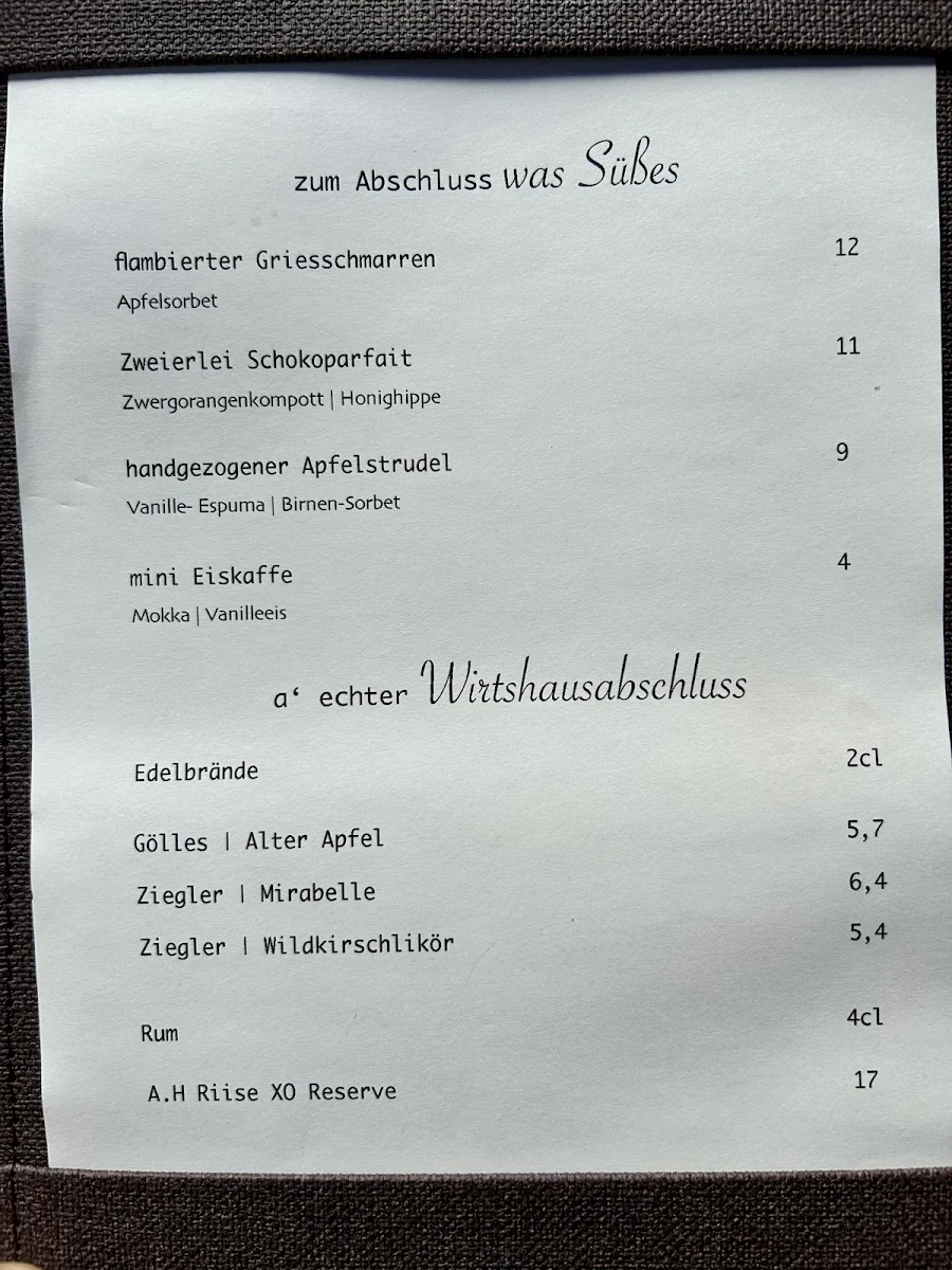 Speisekarte photo 1