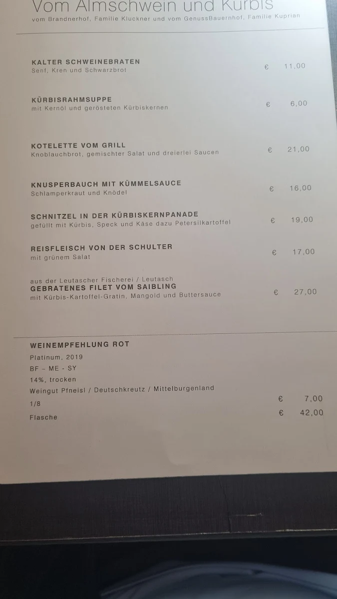 Speisekarte photo 9