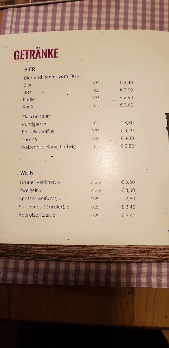 Speisekarte photo 1