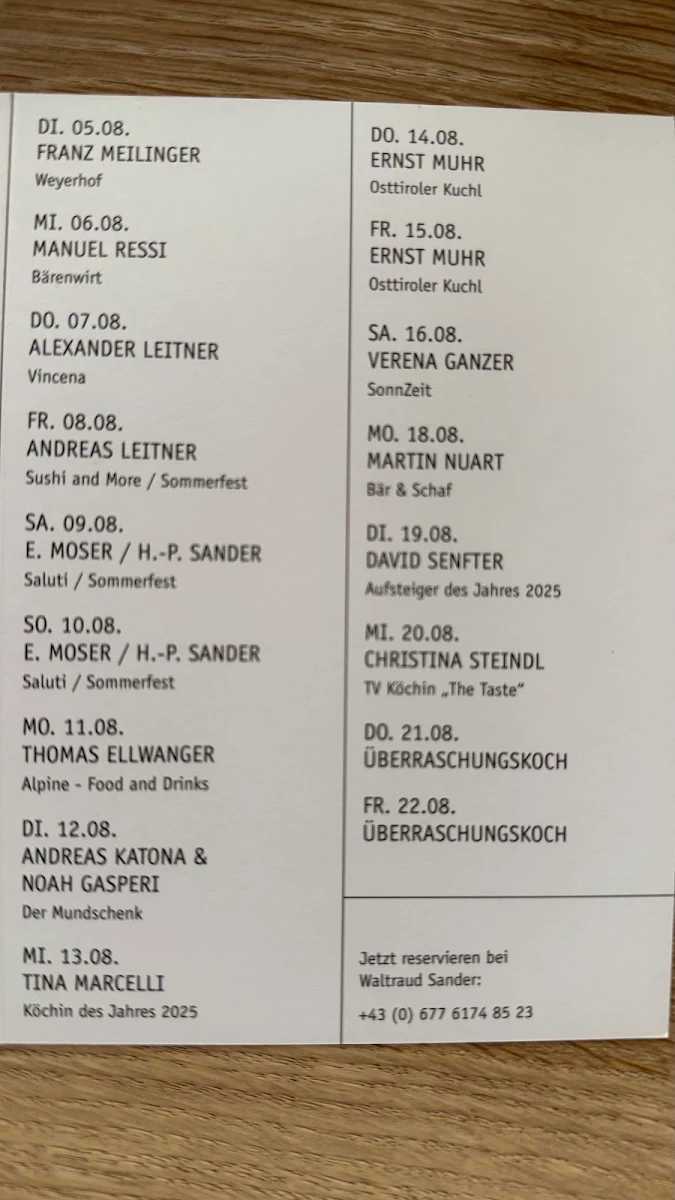Speisekarte photo 2
