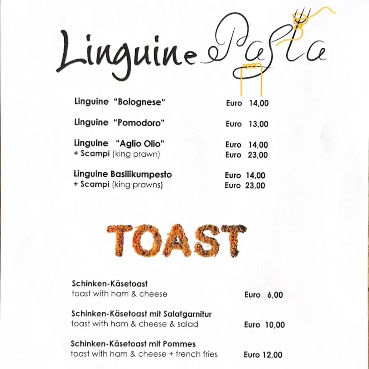 Speisekarte photo 2