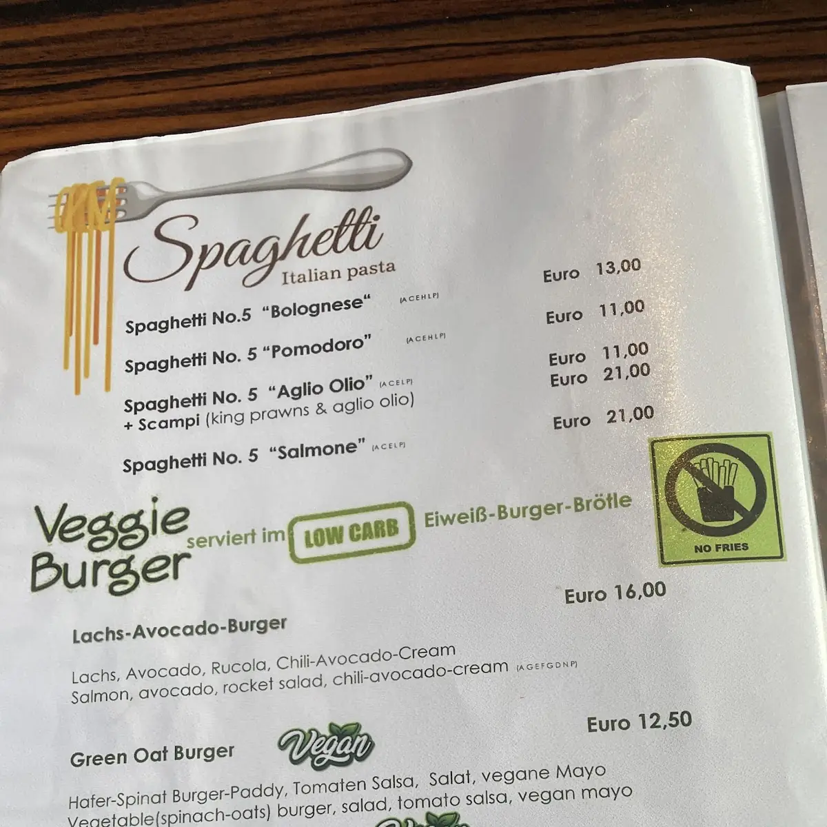 Speisekarte photo 9