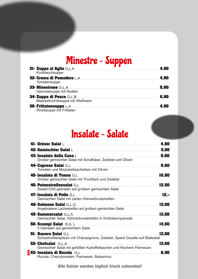 Speisekarte photo 3