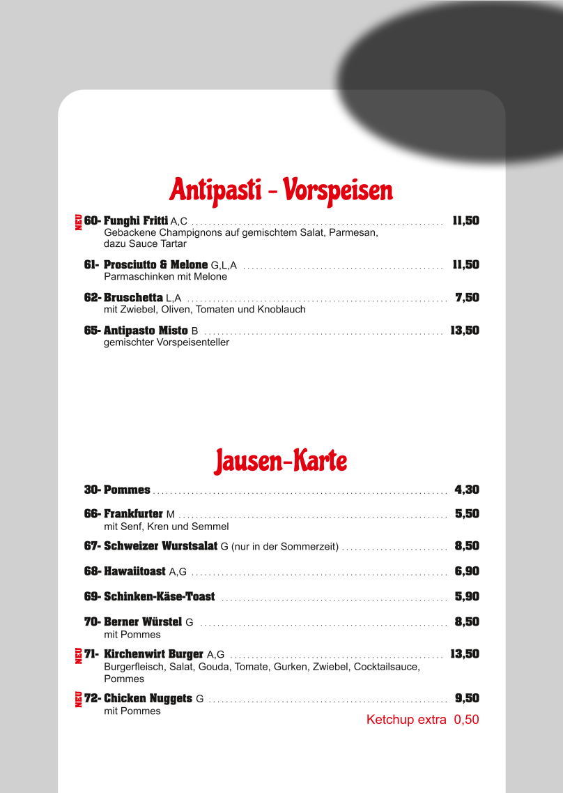 Speisekarte photo 9