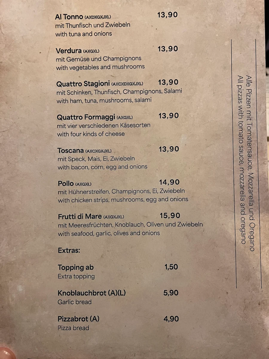 Speisekarte photo 2