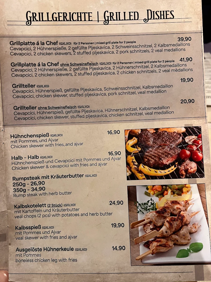 Speisekarte photo 5