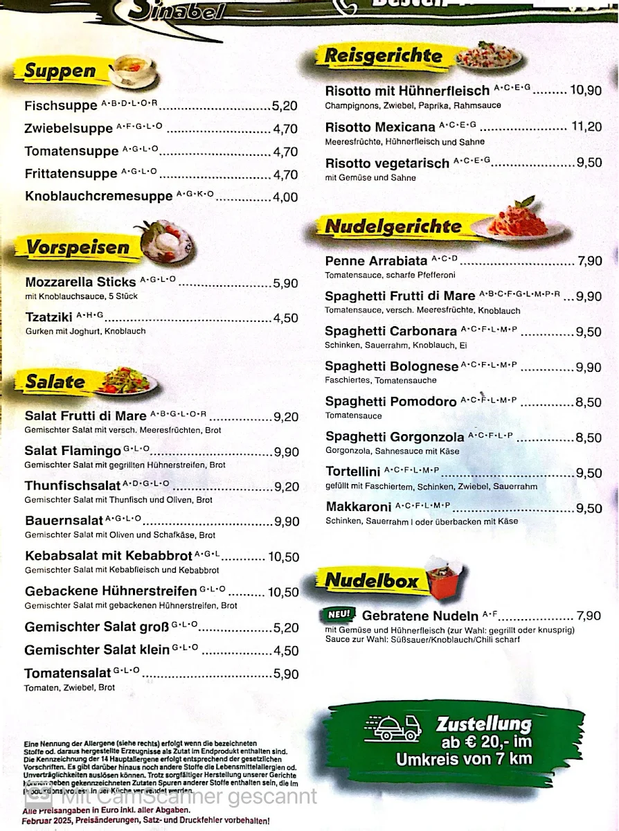 Speisekarte photo 1