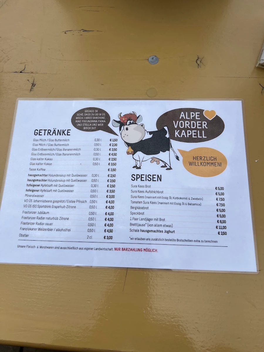 Speisekarte photo 1