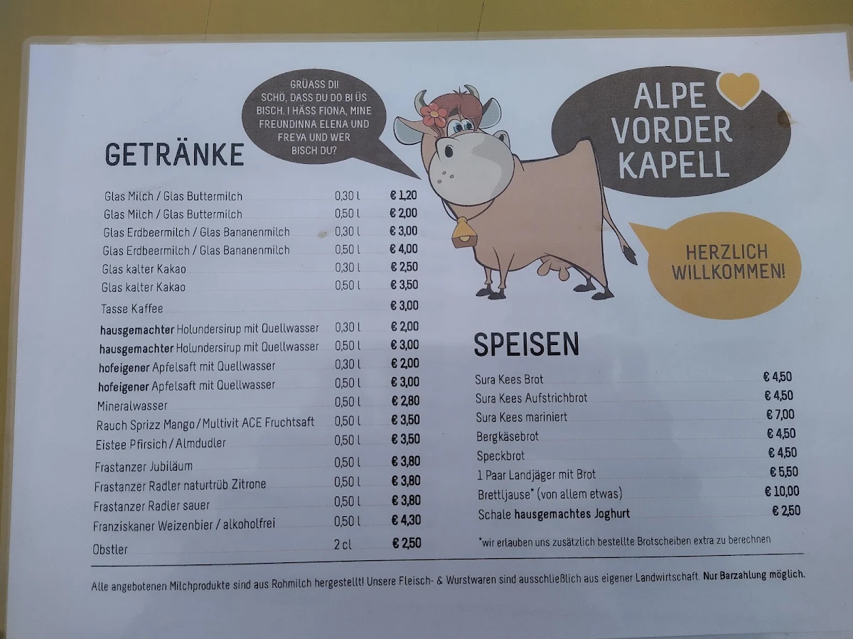 Speisekarte photo 2