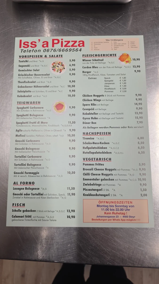 Speisekarte photo 2