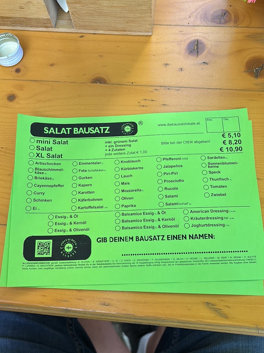 Speisekarte photo 3