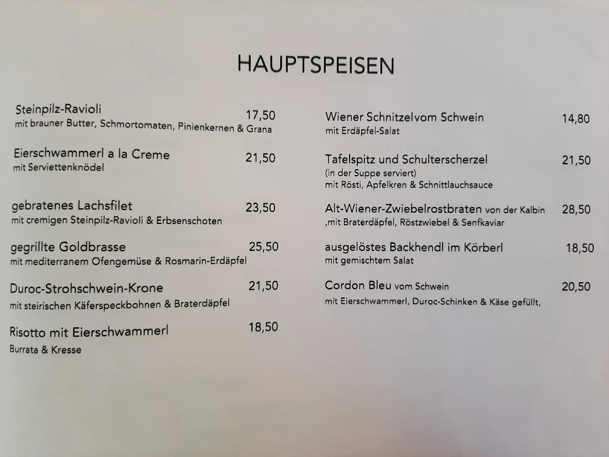 Speisekarte photo 1