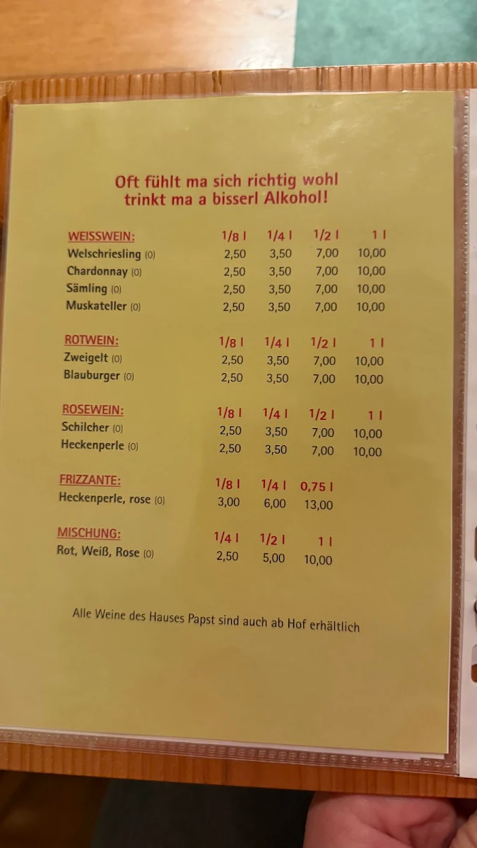 Speisekarte photo 3