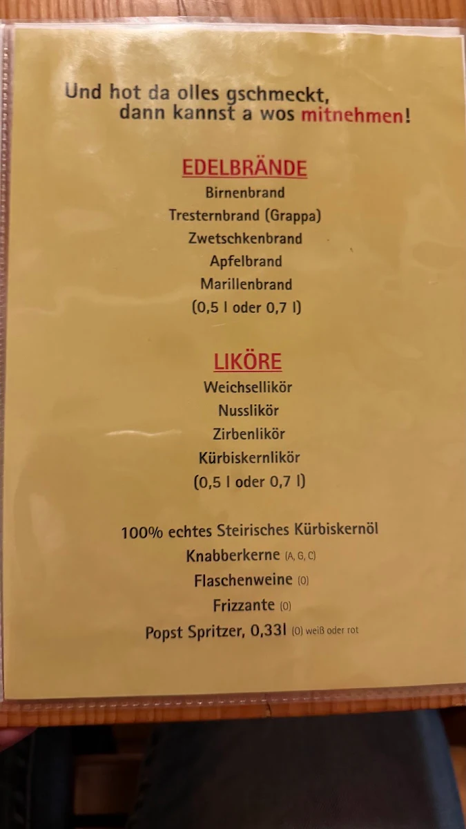 Speisekarte photo 5