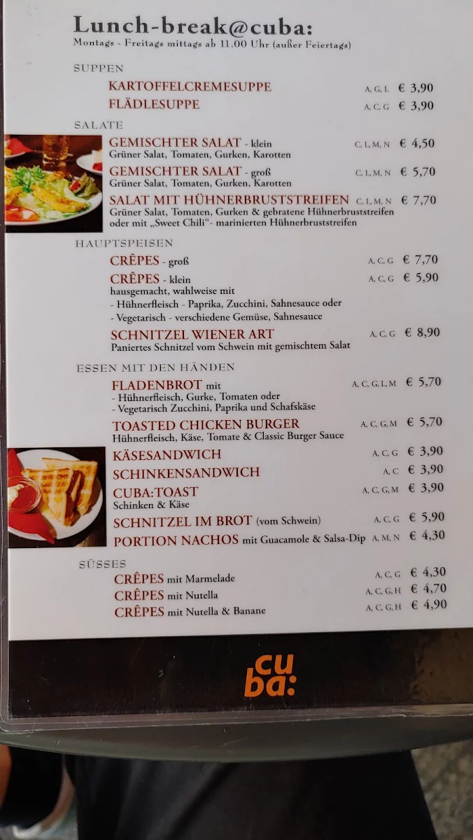 Speisekarte photo 1