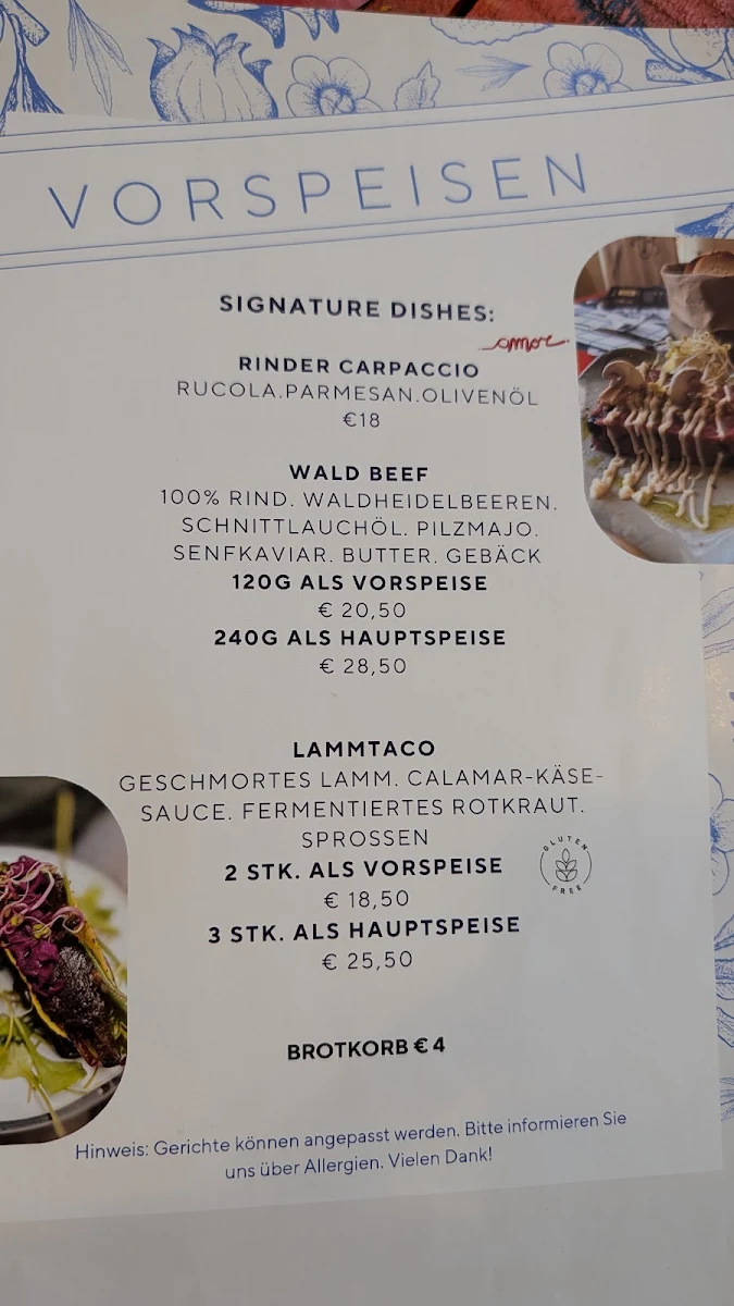 Speisekarte photo 1
