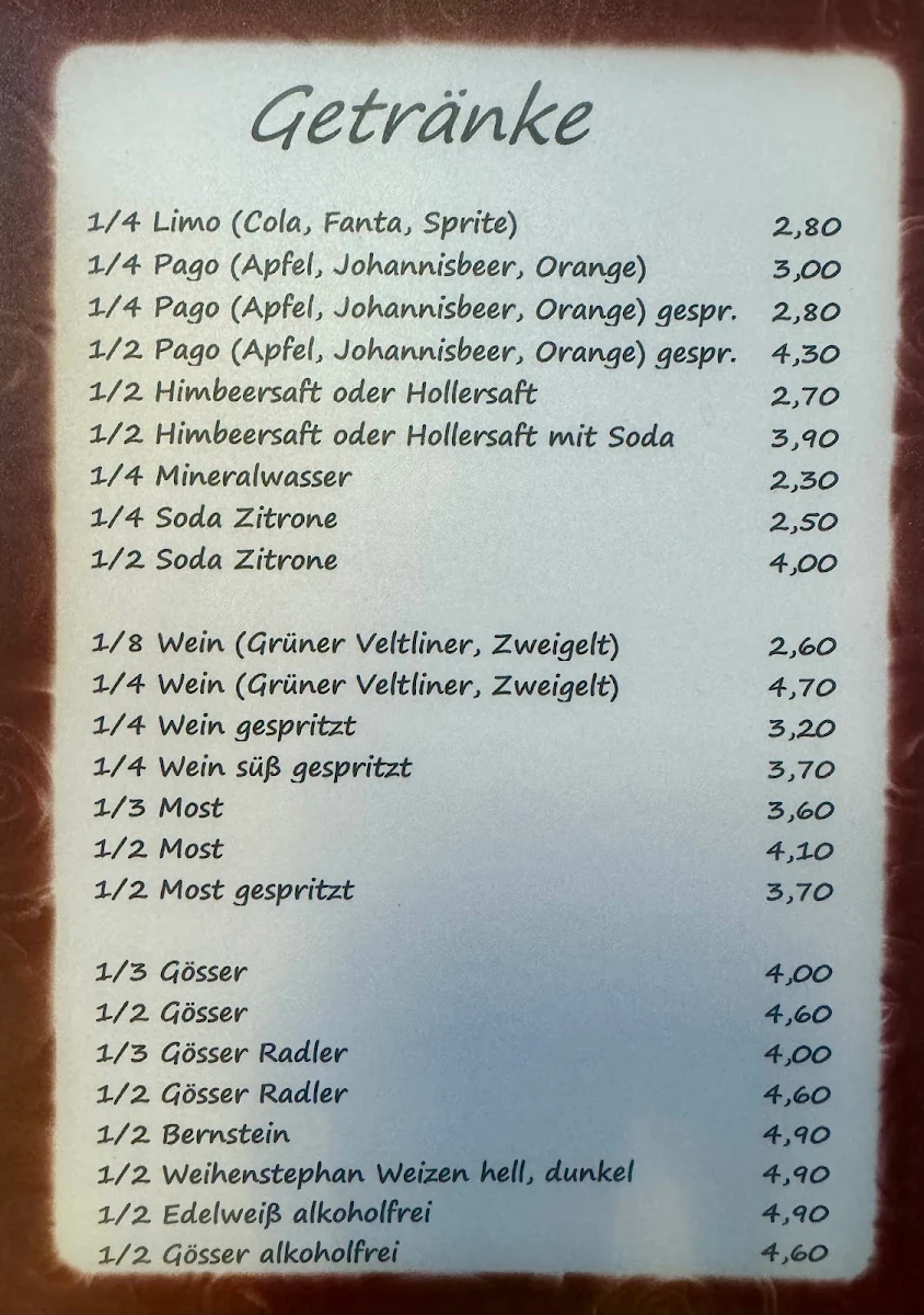 Speisekarte photo 7