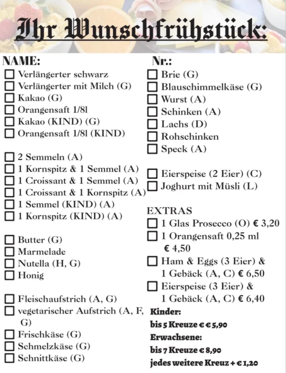 Speisekarte photo 6