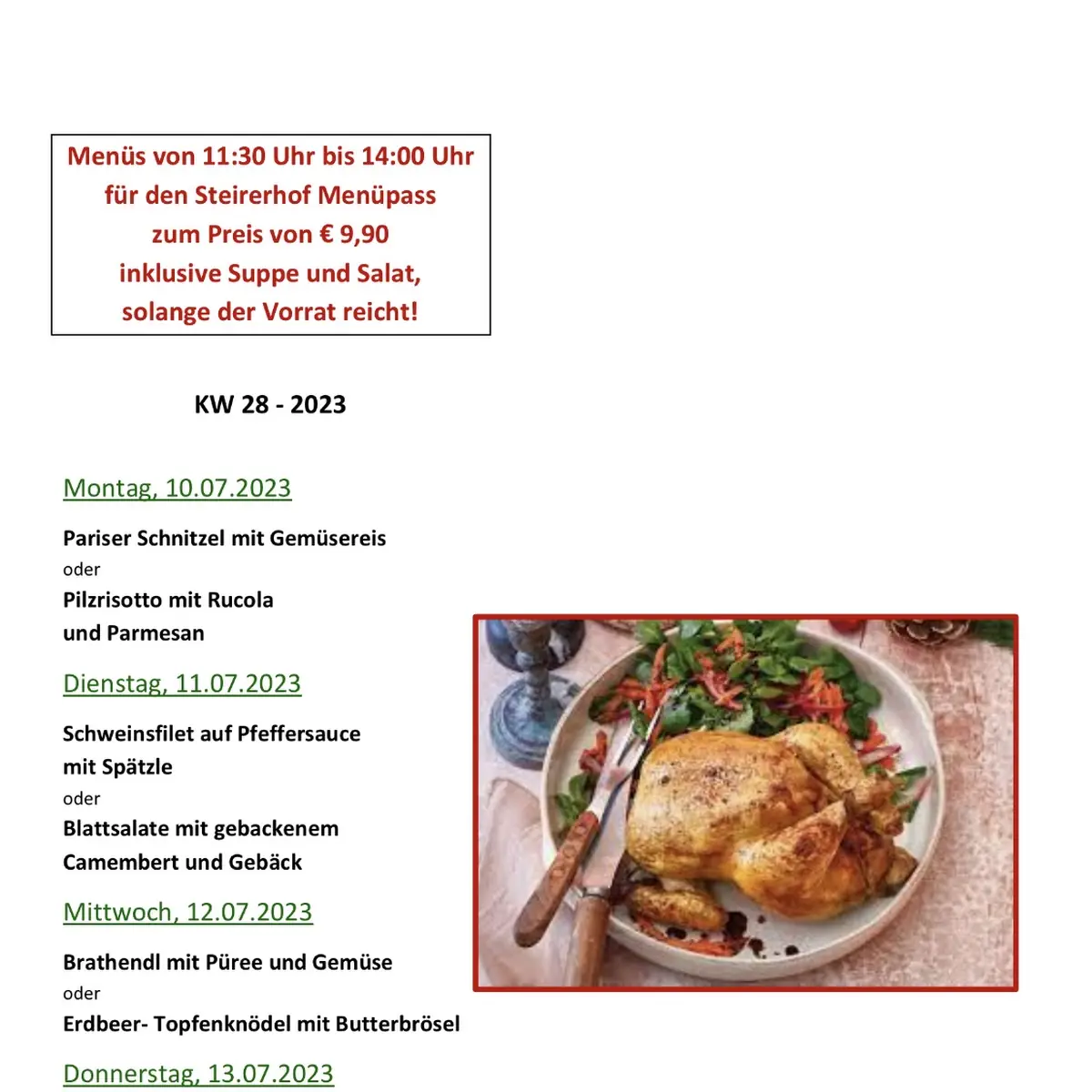 Speisekarte photo 3