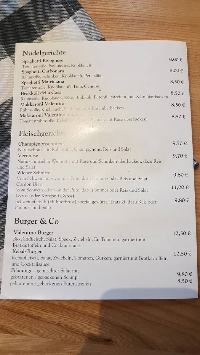 Speisekarte photo 1