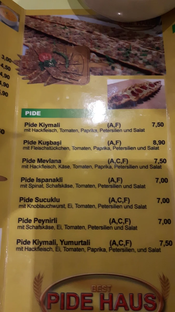 Speisekarte photo 4