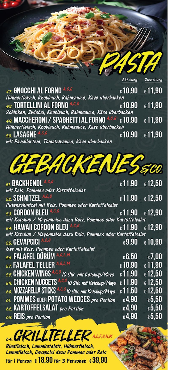 Speisekarte photo 2