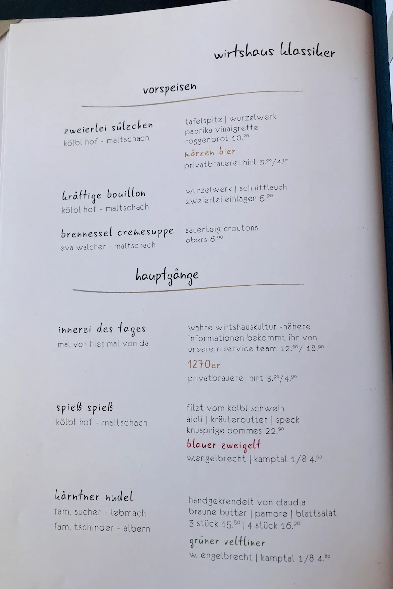 Speisekarte photo 2