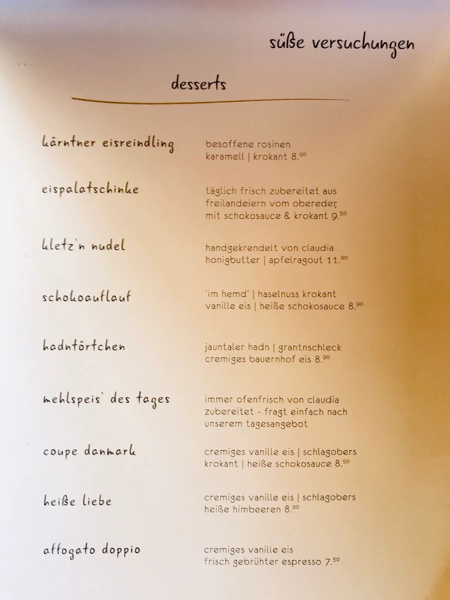 Speisekarte photo 4