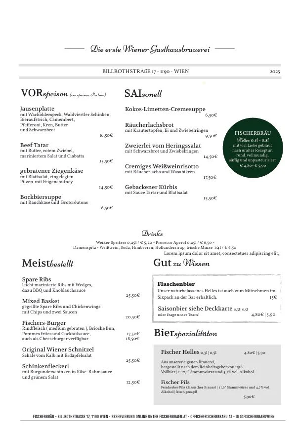 Speisekarte photo 2