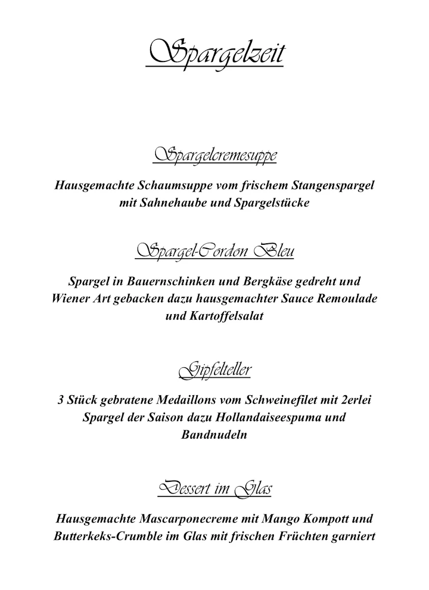 Speisekarte photo 3