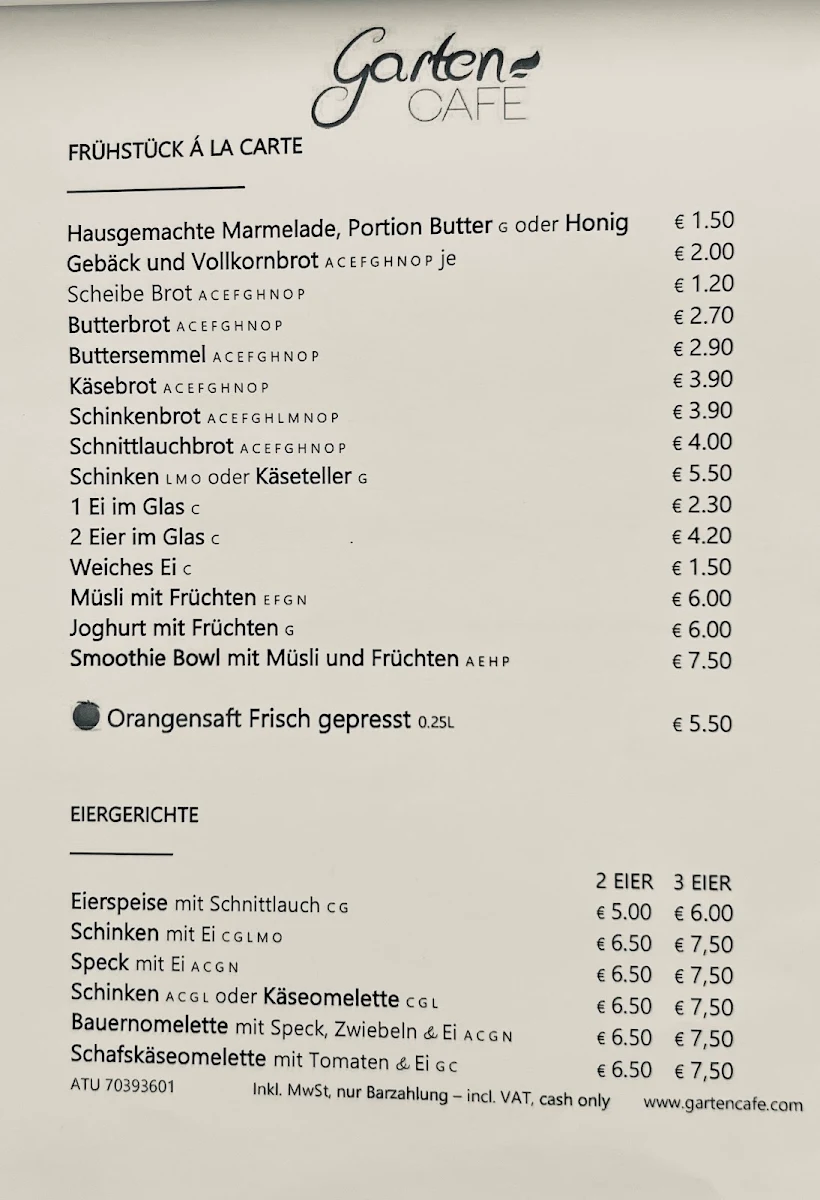 Speisekarte photo 1