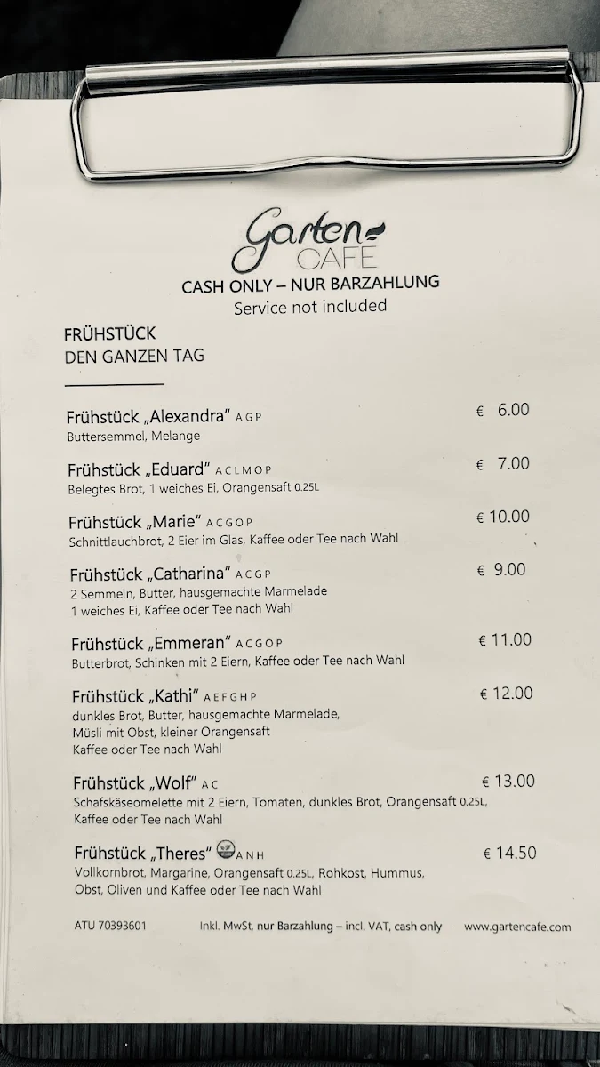Speisekarte photo 2