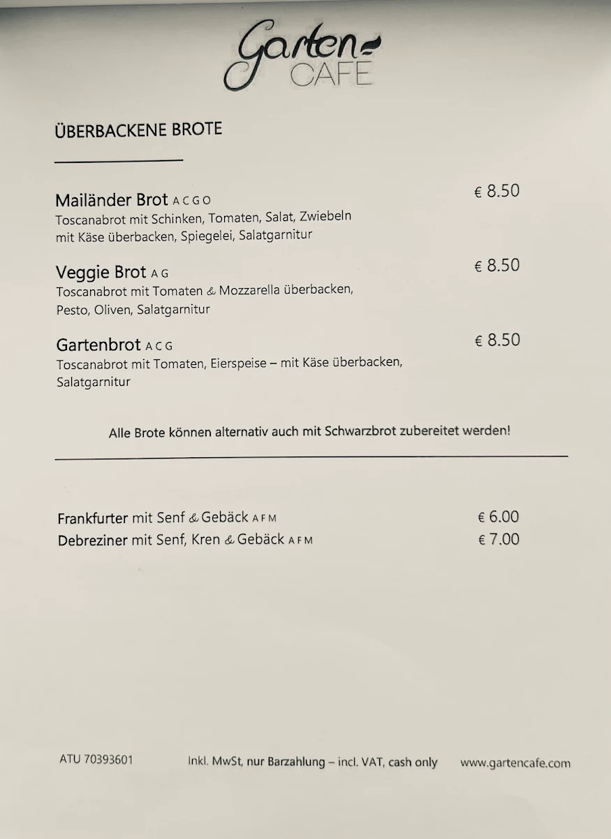 Speisekarte photo 4