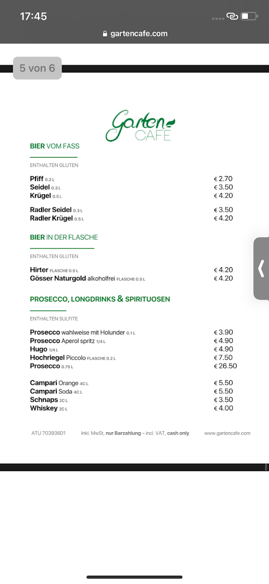 Speisekarte photo 8