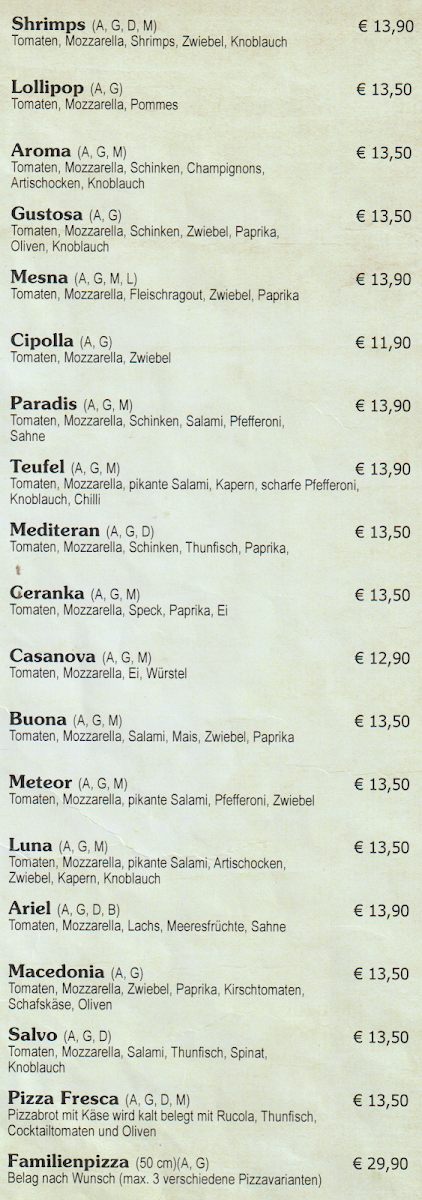 Speisekarte photo 4