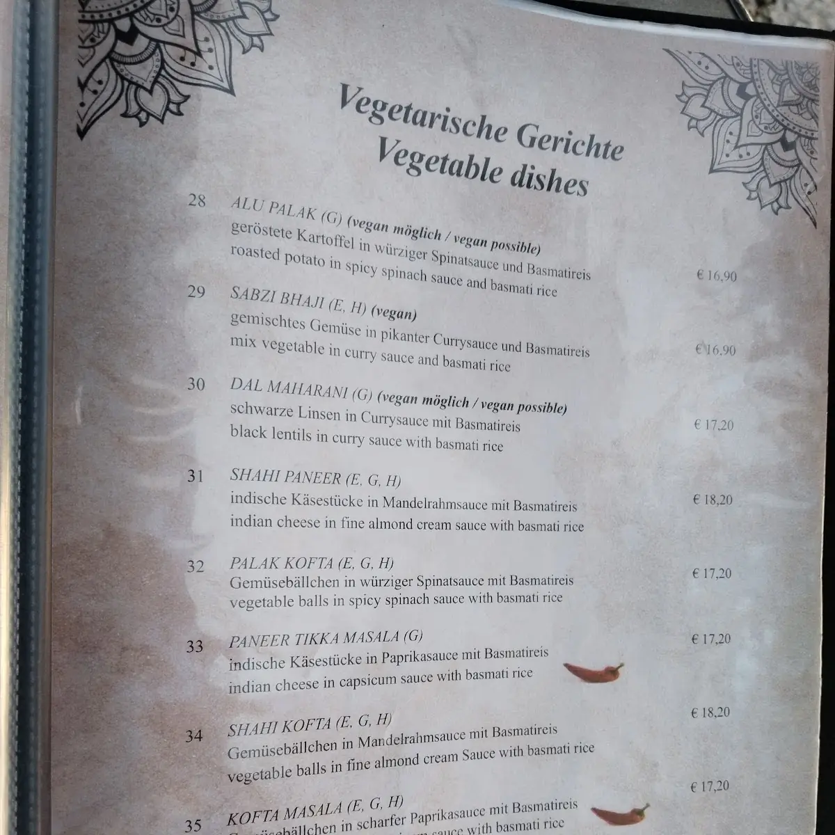 Speisekarte photo 1