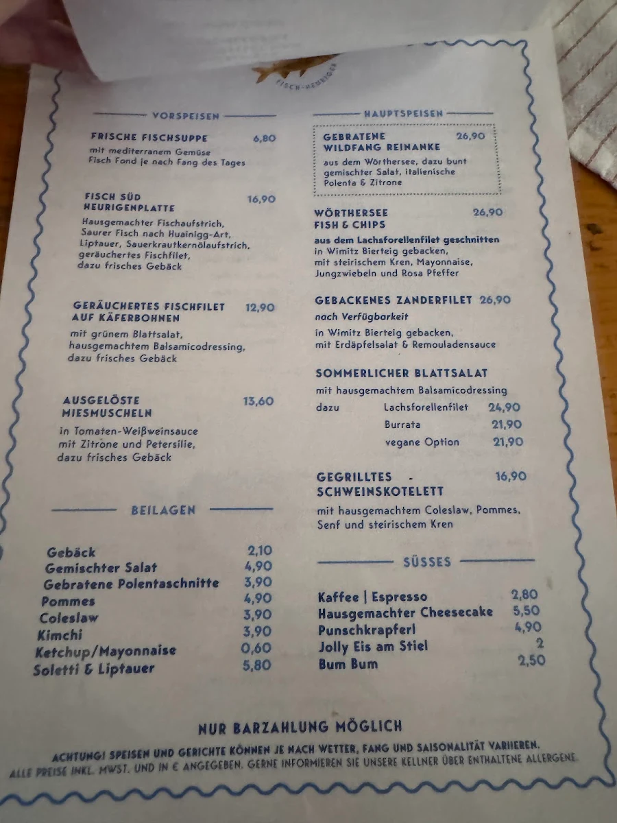Speisekarte photo 3